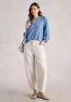 White Stuff Daisy Dobby Blouse, Blue