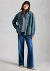 White Stuff Button Up Denim Jacket, Blue