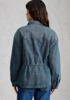 White Stuff Button Up Denim Jacket, Blue