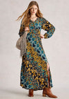 White Stuff Hope Geometric Maxi Dress, Navy