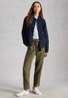 White Stuff Isabel Linen Button Up Jacket, Navy