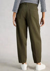 White Stuff Aubrey Barrel Cotton Trousers, Green