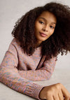 White Stuff Victoria Yarn Stitch Jumper, Pink