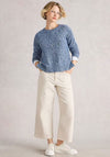 White Stuff Victoria Yarn Stitch Jumper, Blue