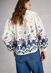 White Stuff Lana Patterned Top, White