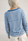 White Stuff Lulu Striped Cardigan, Blue