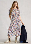 White Stuff Madeline Crew Neck Midi Dress, Multi
