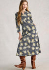 White Stuff Rua Collared Midi Dress, Navy
