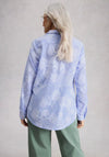 White Stuff Sophie Jacquard Striped Shirt, Blue
