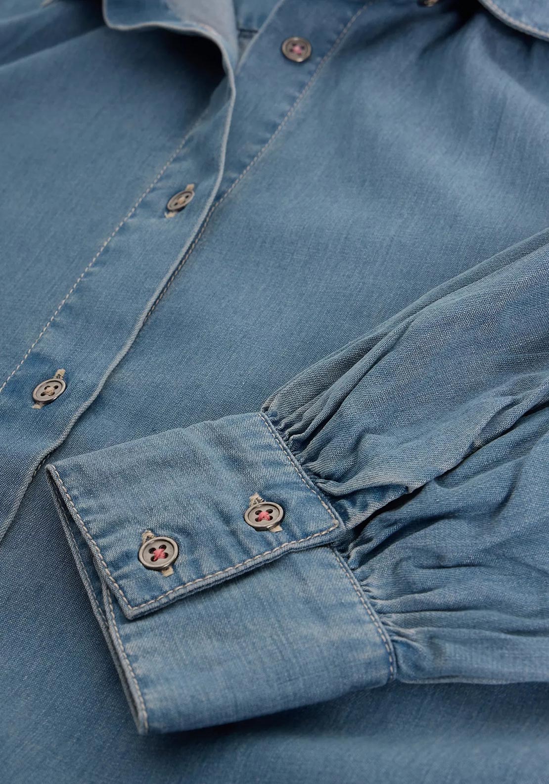 White Stuff Sienna Denim Shirt, Blue