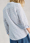 White Stuff Sophie Collared Long Sleeve Shirt, Blue