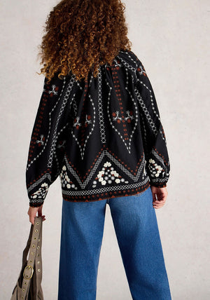 Aurora Embroidered Top