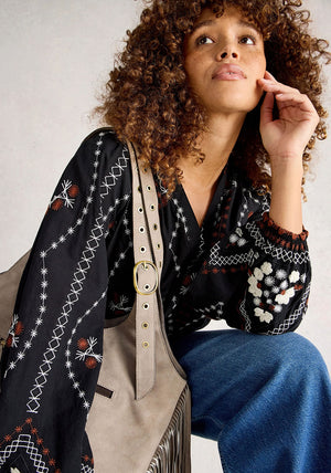 Aurora Embroidered Top