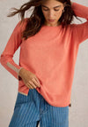 White Stuff Olive Round Neck Jumper, Coral