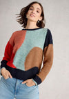 White Stuff Freya Abstract Print Jumper, Multi