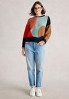 White Stuff Freya Abstract Print Jumper, Multi