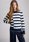 White Stuff Katie Striped Jumper, Navy