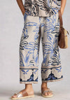 White Stuff Shelly Linen Cropped Trousers, Taupe