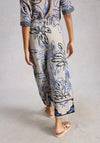 White Stuff Shelly Linen Cropped Trousers, Taupe