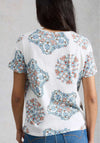 White Stuff Abbie Floral Print Crew Neck T-Shirt, White