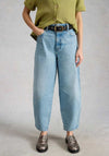 White Stuff Aubrey Barrel Jeans, Light Blue
