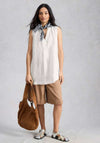 White Stuff Bianca Sleeveless Linen Tunic, White