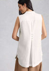 White Stuff Bianca Sleeveless Linen Tunic, White