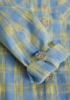 White Stuff Sophie Collared Checkered Shirt, Blue