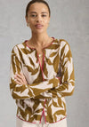 White Stuff Lulu Print Cardigan, Beige Multi