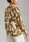 White Stuff Lulu Print Cardigan, Beige Multi
