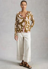 White Stuff Lulu Print Cardigan, Beige Multi
