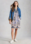 White Stuff Ash Notch Neck Dress, Blue
