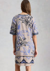 White Stuff Ash Notch Neck Dress, Blue