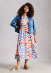White Stuff Lucy Geometric Print Dress, Multi