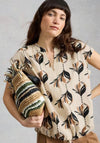White Stuff Nicole Linen Blend Sleeveless Top, Beige