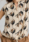 White Stuff Nicole Linen Blend Sleeveless Top, Beige