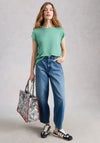 White Stuff Rowan Linen T-Shirt, Green