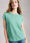 White Stuff Rowan Linen T-Shirt, Green