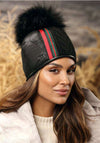 Willi Defisa Signature Tape Pom Pom Hat, Black Multi