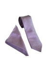 William Turner Birdeye Print Tie & Pocket Square, Lilac