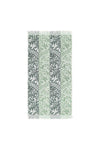 William Morris Rose Stripe Towel, Green