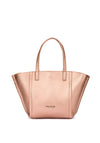 Wonders Fika Metallic Mini Tote Bag, Rose Gold