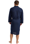 Indigo Sky West Ridge Waffle Robe, Navy