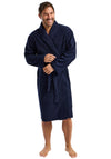 Indigo Sky West Ridge Towelling Bath Robe, Navy