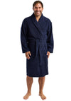 Indigo Sky West Ridge Towelling Bath Robe, Navy