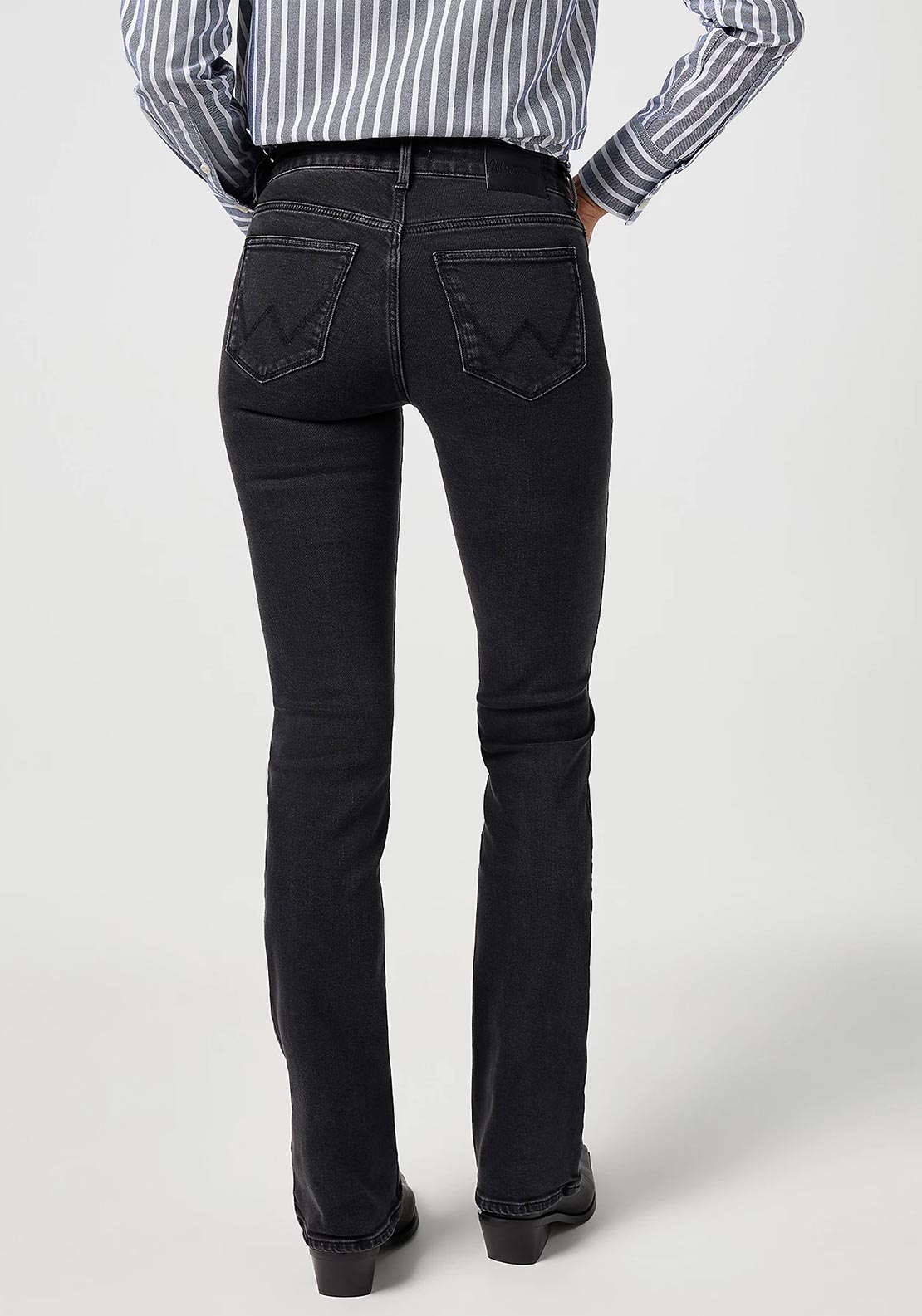 Wrangler Bootcut Jeans, Black