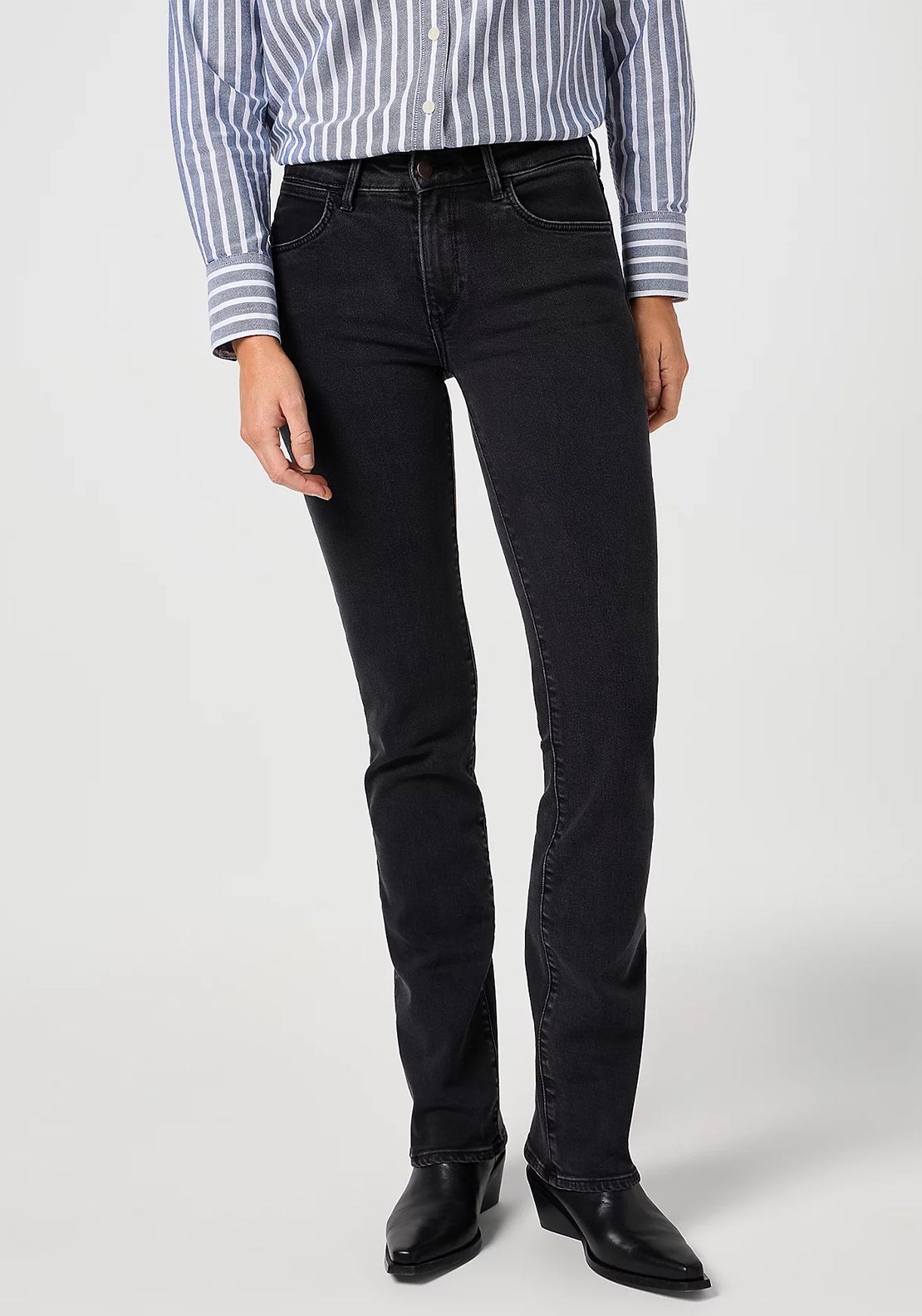Wrangler Bootcut Jeans, Black