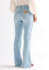 Wrangler Montana Flared Jeans, Light Blue