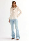 Wrangler Montana Flared Jeans, Light Blue