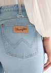 Wrangler Montana Flared Jeans, Light Blue